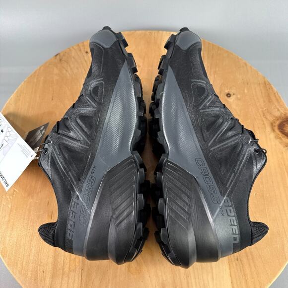 Salomon Speedcross GTX Mens Size 11 Shoes Black Quiet Shade Hiking Trail Outdoor - Picture 6 of 7